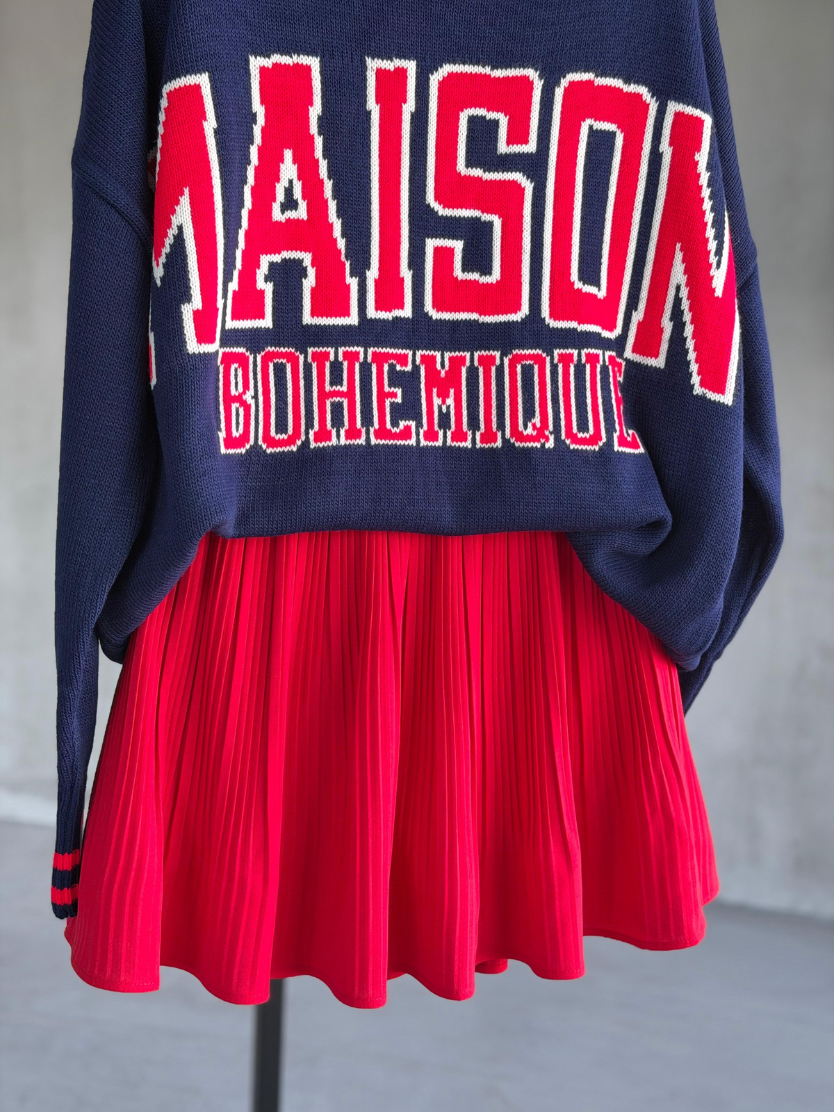 Maison Kolej Oversize Tunik Kazak (Lacivert)