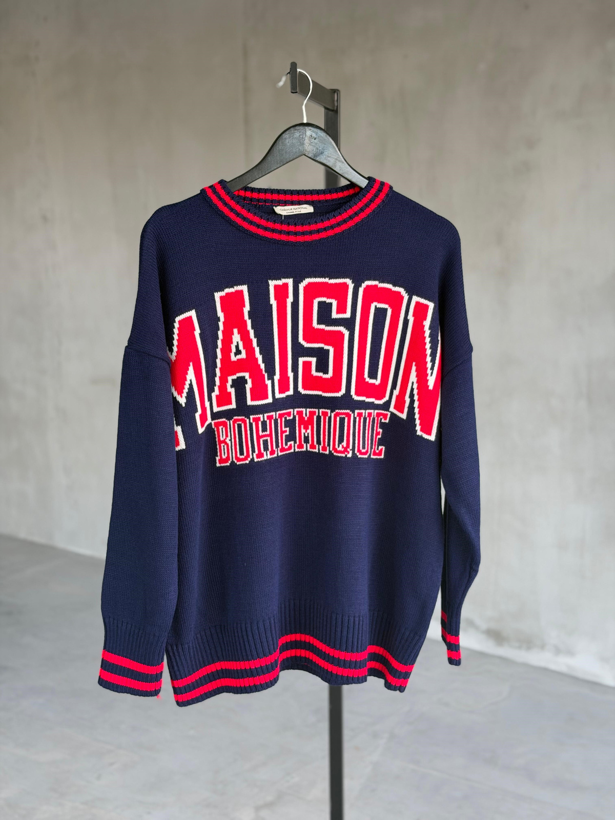 Maison Kolej Oversize Tunik Kazak (Lacivert)
