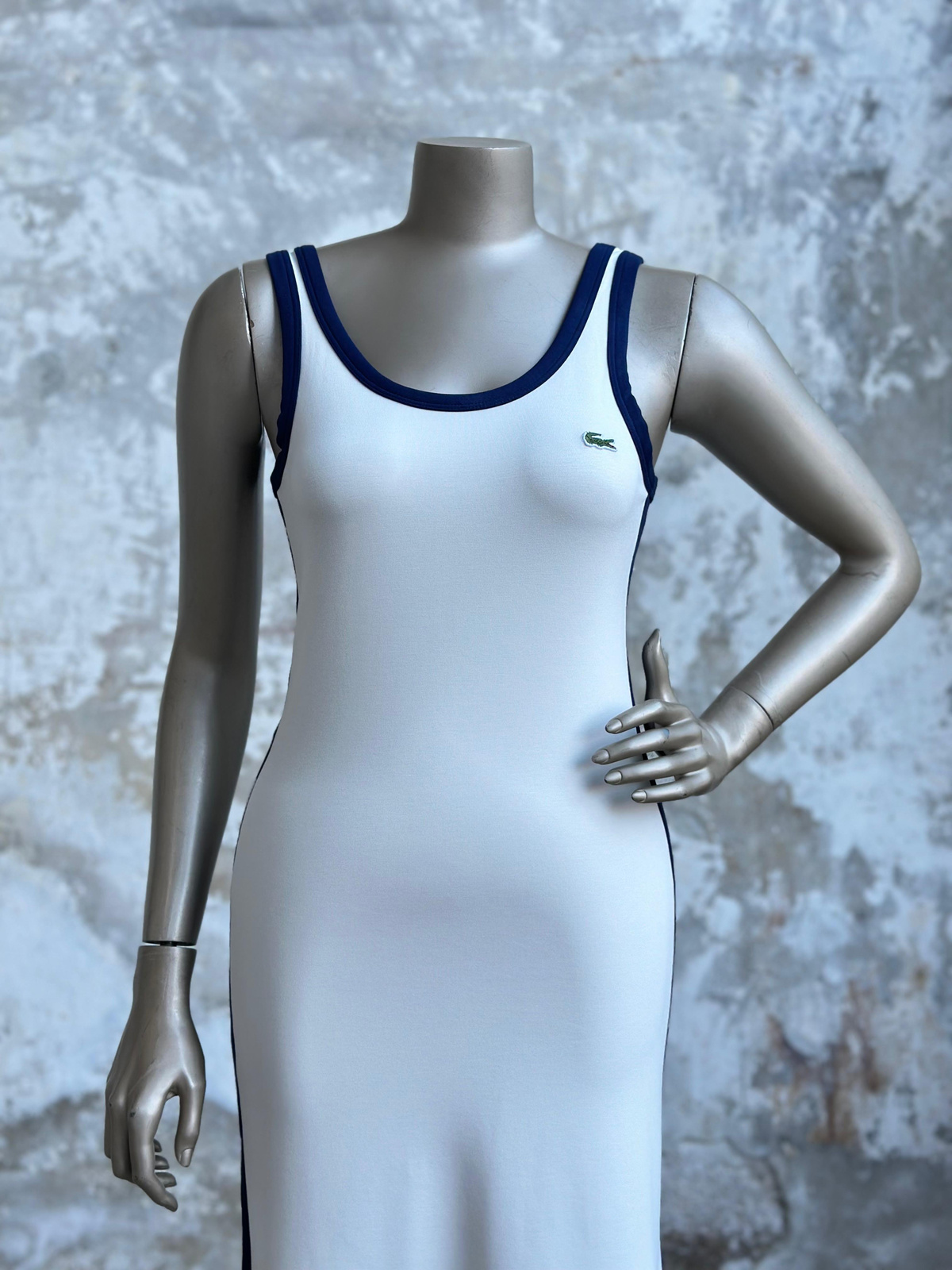 Marka Model Modal Kumaş Midi Boy Elbise (Beyaz)