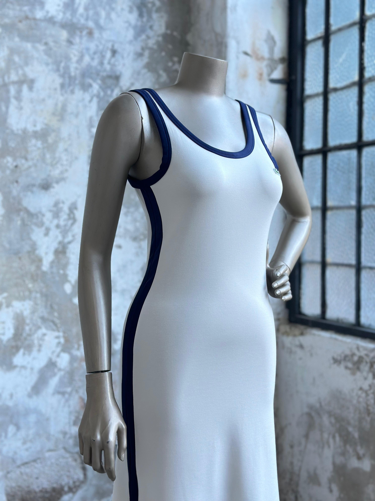 Marka Model Modal Kumaş Midi Boy Elbise (Beyaz)