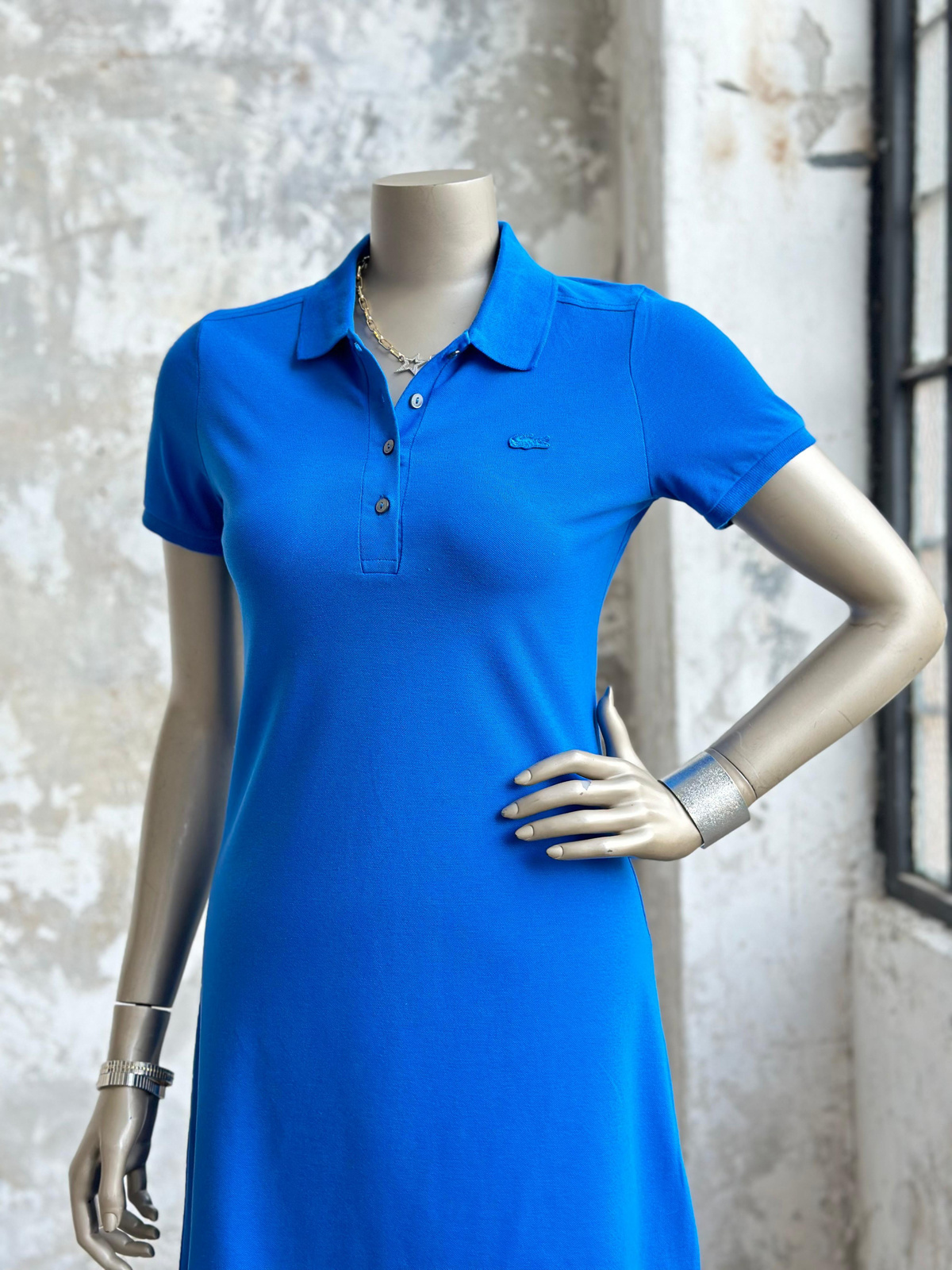 Marka Model Polo Yaka Elbise (Sax)