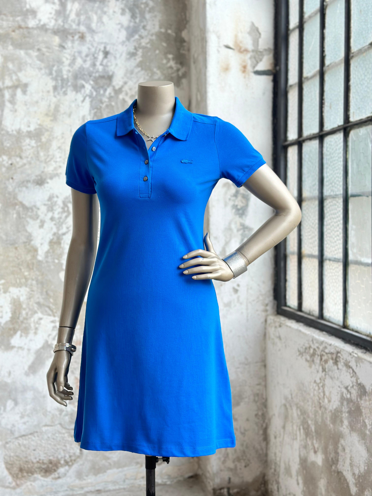 Marka Model Polo Yaka Elbise (Sax)