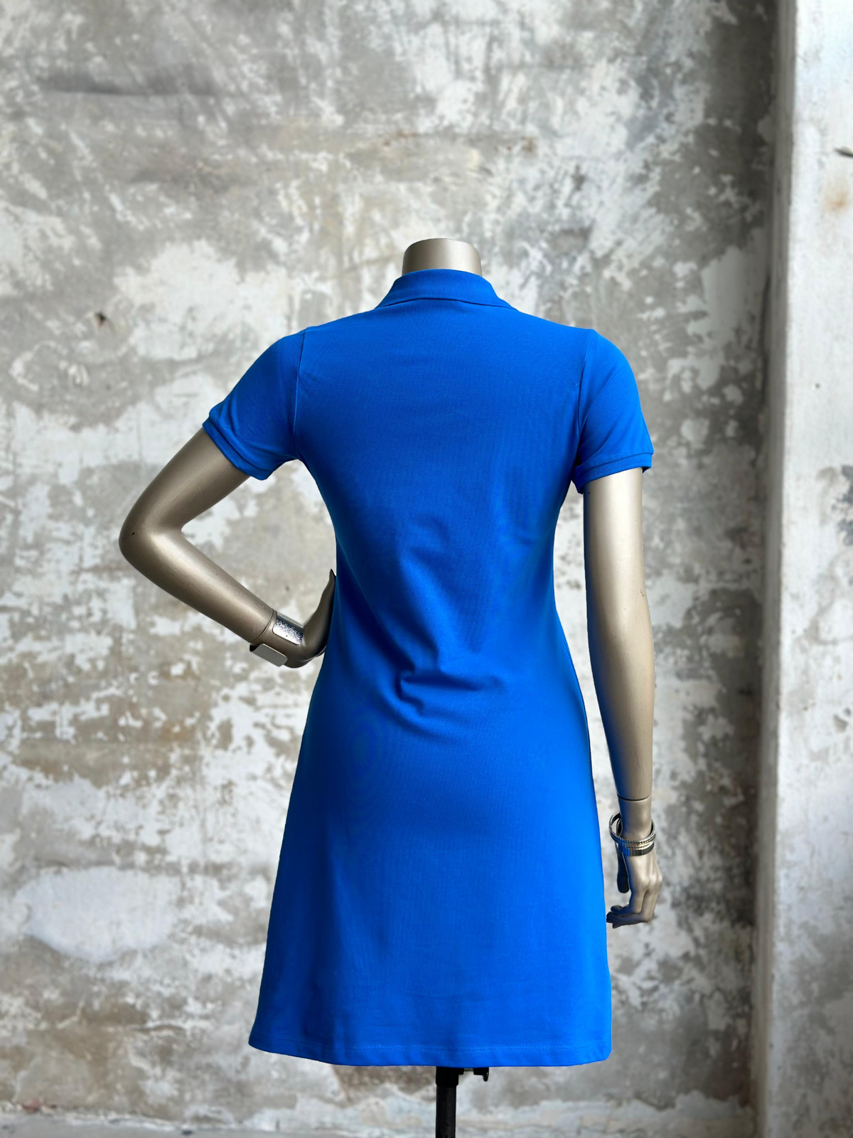 Marka Model Polo Yaka Elbise (Sax)