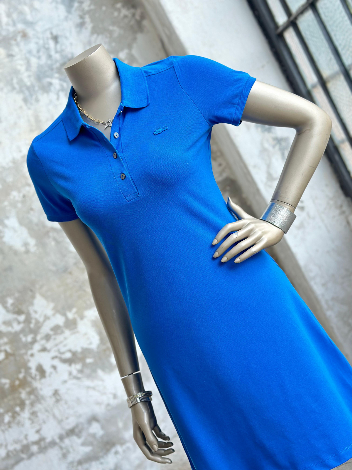 Marka Model Polo Yaka Elbise (Sax)
