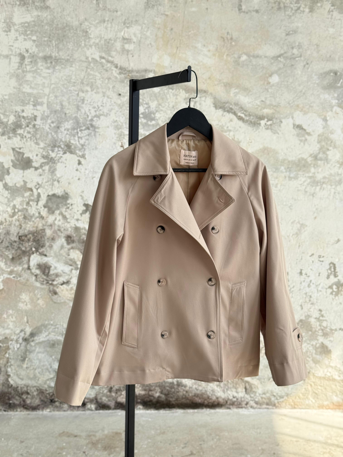 Marka Model Premium Kalite Trenç (Camel)