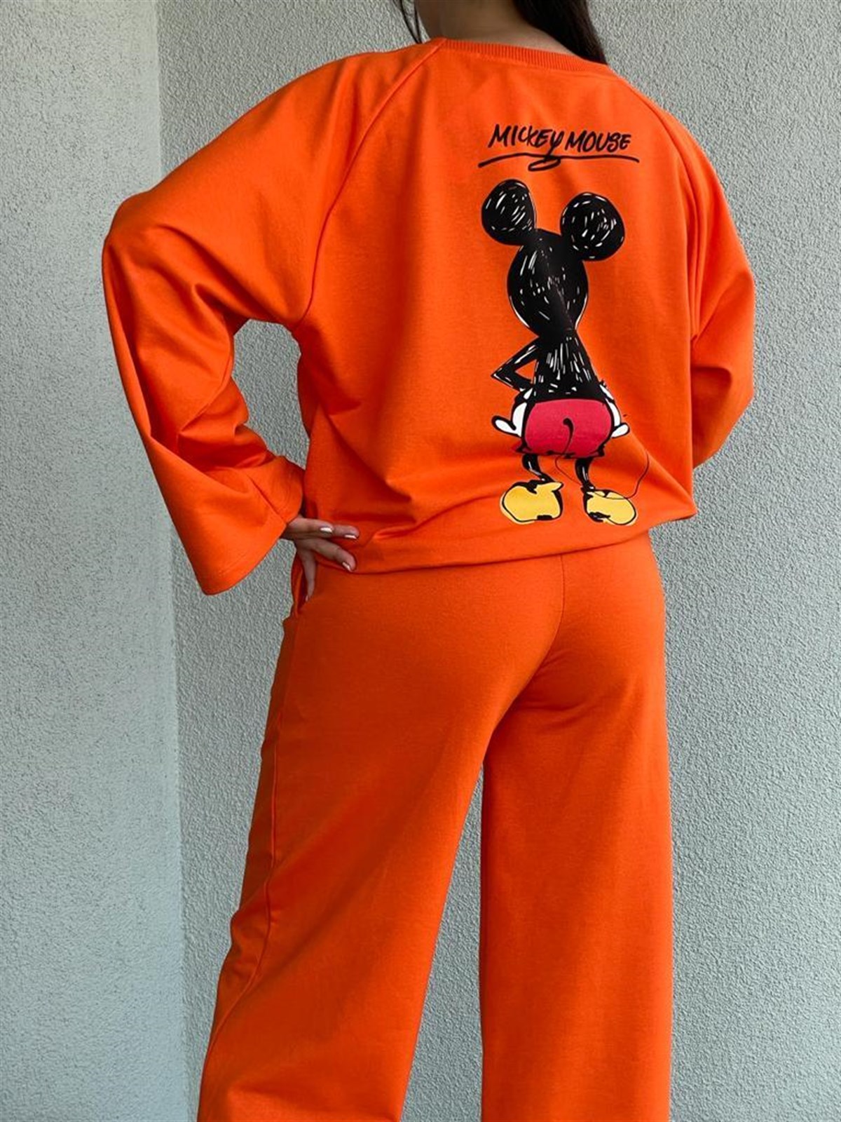 Mickey Baskılı Takım (Oranj)