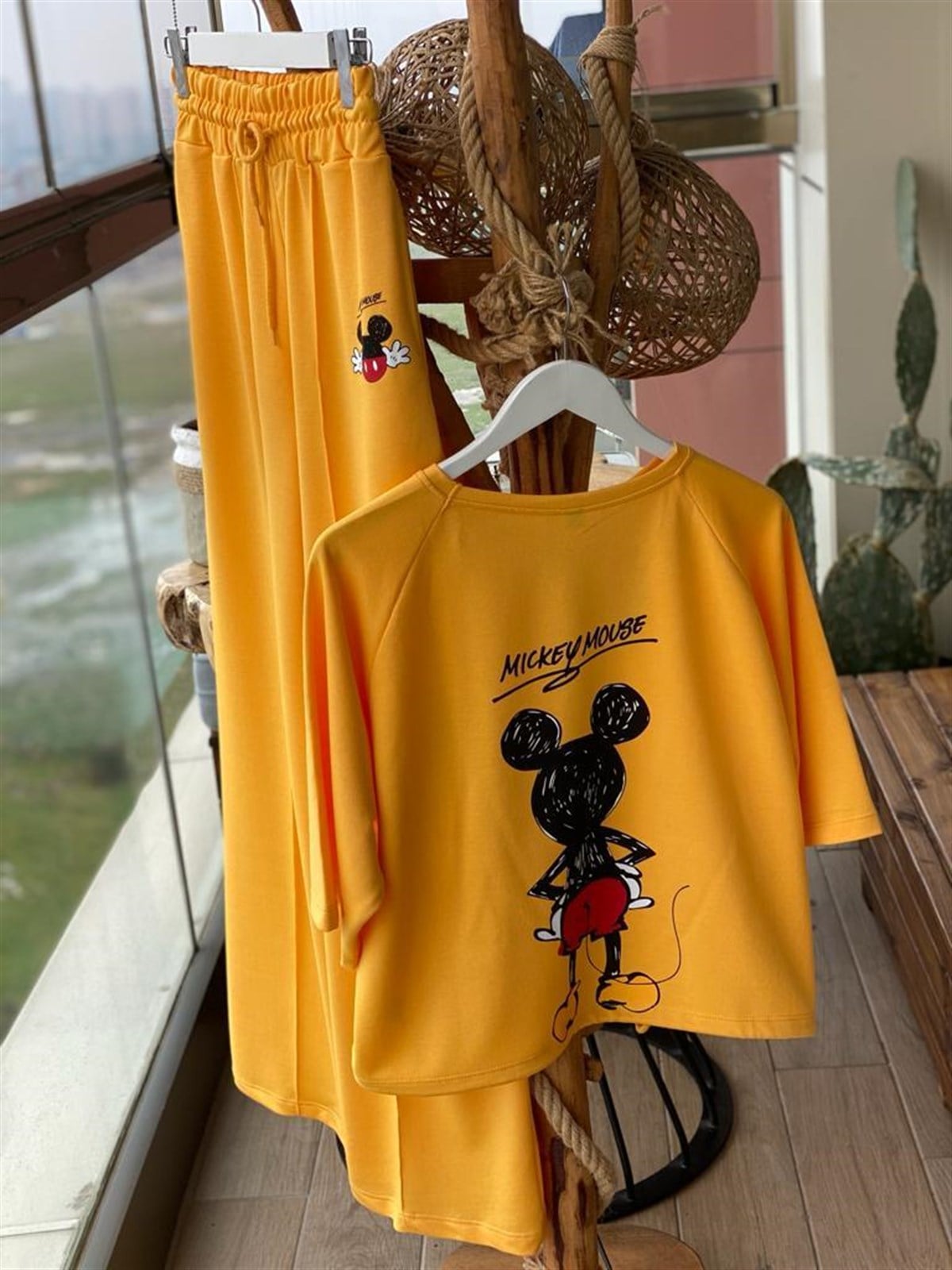 Mickey Baskılı Takım (SARI)