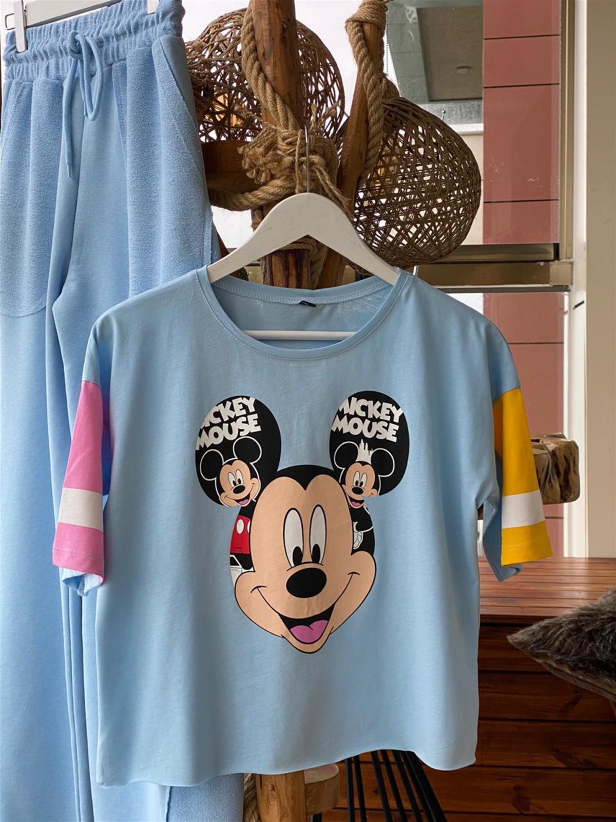 Mickey Mouse Baskılı Tshirt