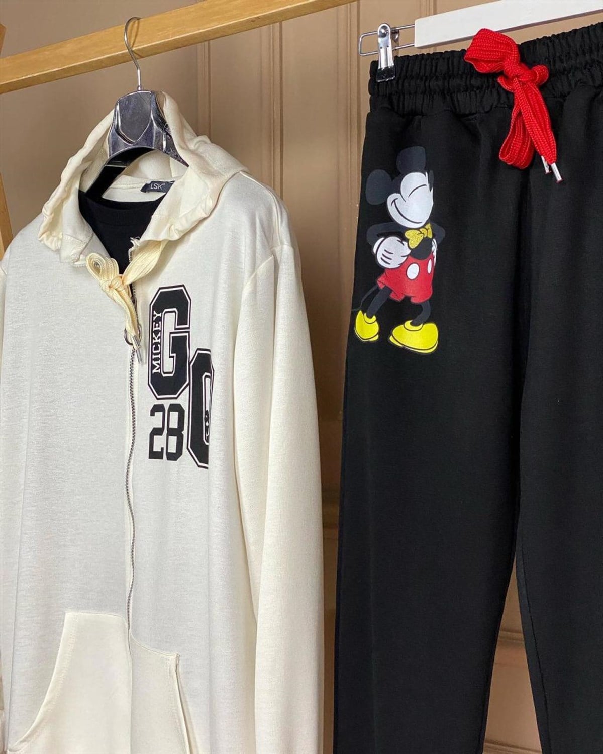 Mickey Mouse Eşofman Pantolon (SİYAH)