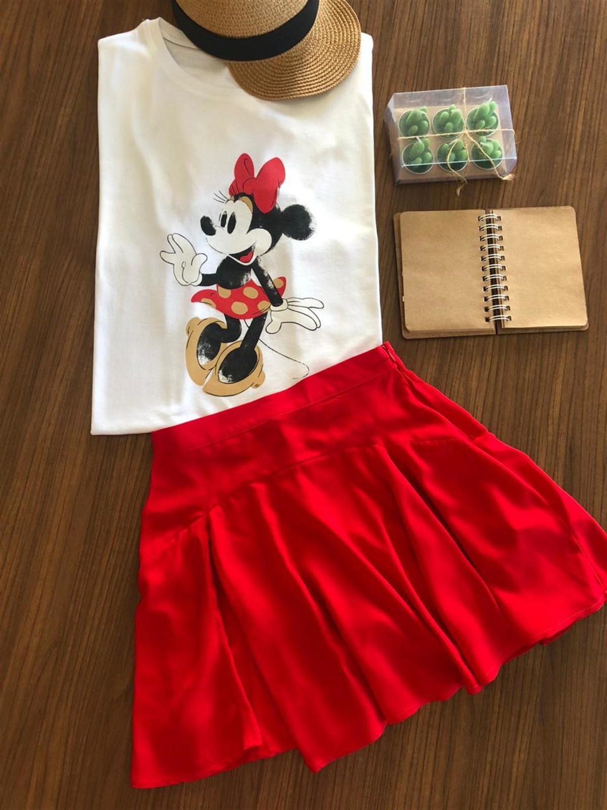 Mickey Mouse Tshirt (KIRMIZI)