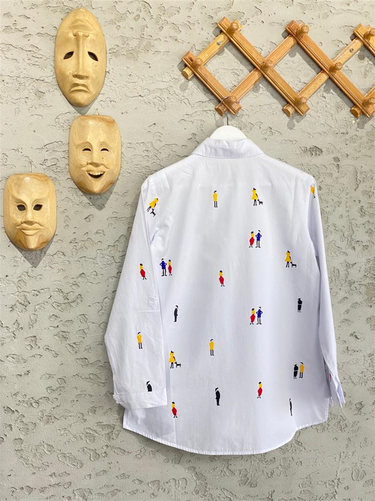 Minik İnsan Detay Poplin Gömlek