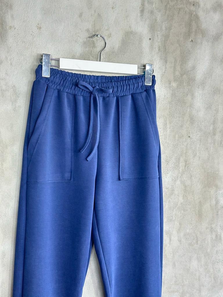 Modal Kumaş Sweat Gömlekli Takım (Lacivert)