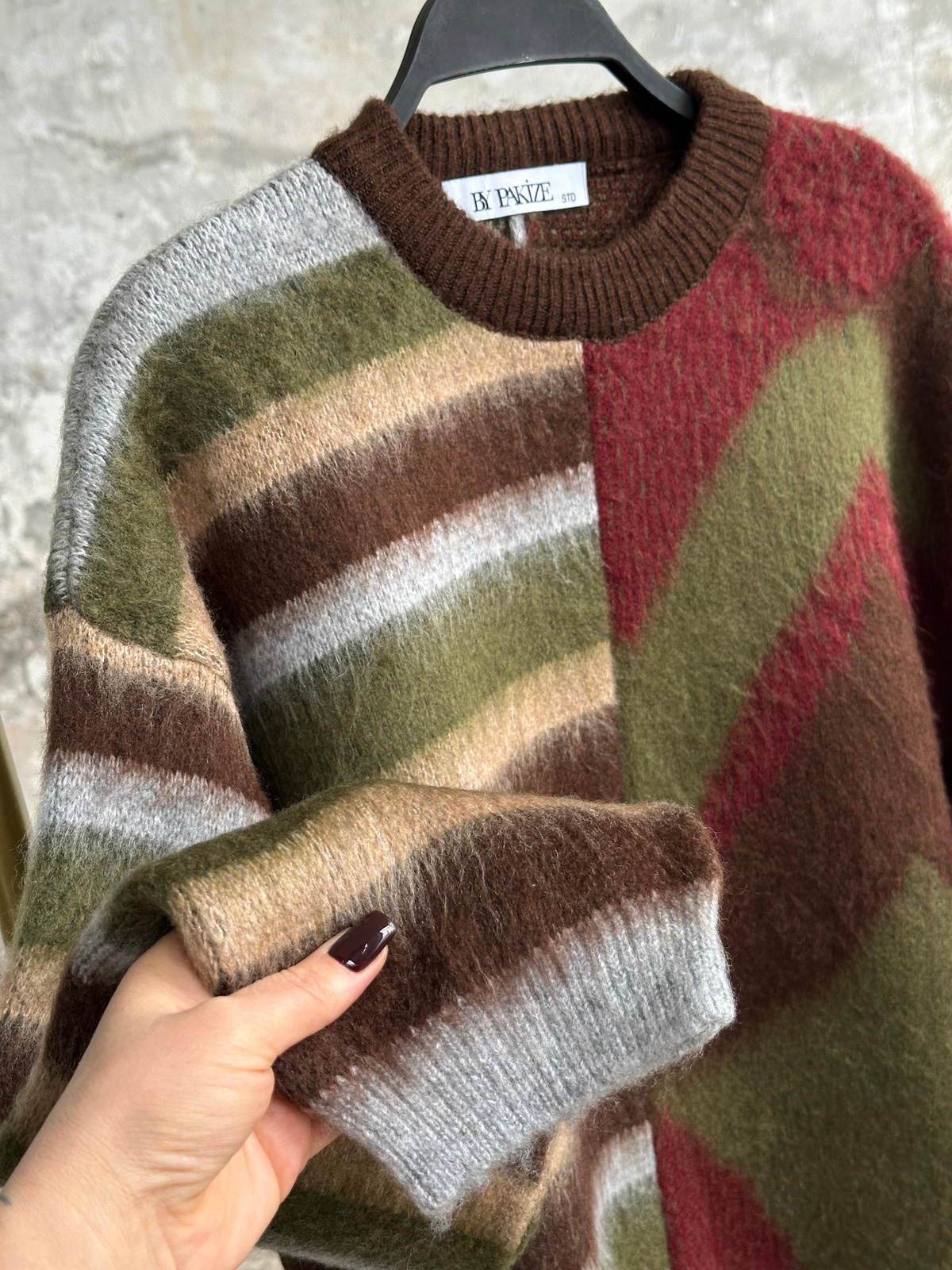 Orjinal ZR Marka Angora Kazak (Karışık Renk)