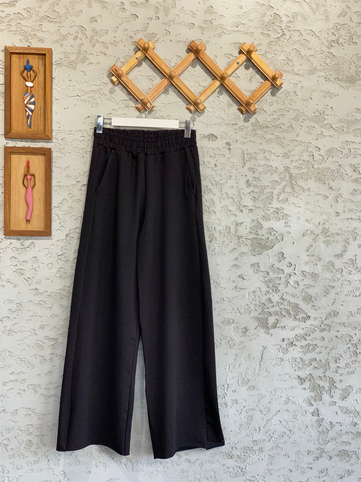Oysho Bol Paça Pantolon (Siyah)