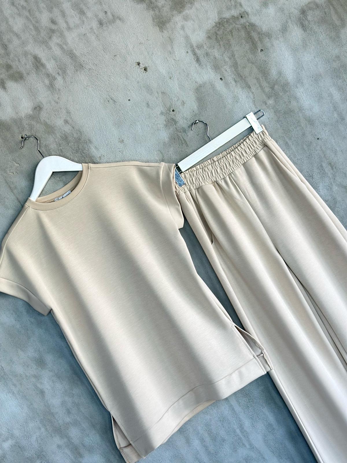 Oysho Kumaş Basic Model Takım (Bej)
