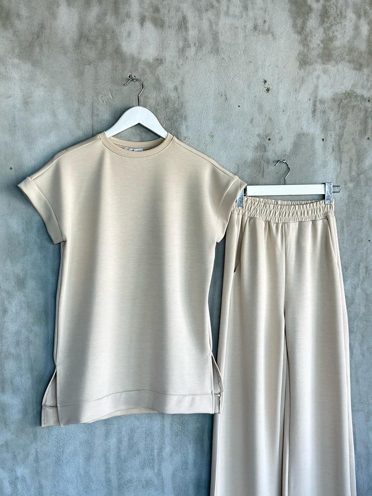 Oysho Kumaş Basic Model Takım (Bej)