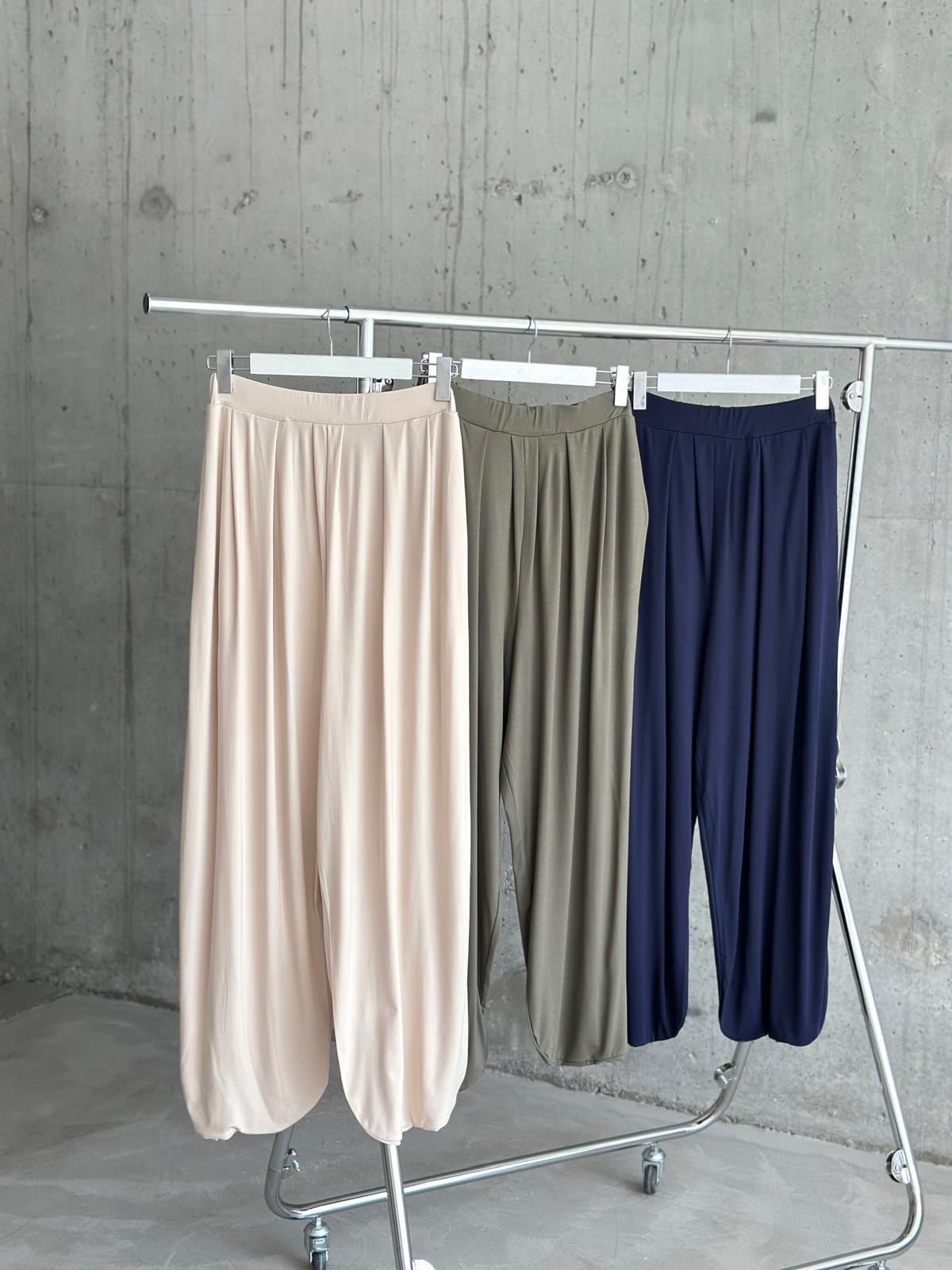 Oysho Kumaş Şalvar Model Pantolon (Haki)