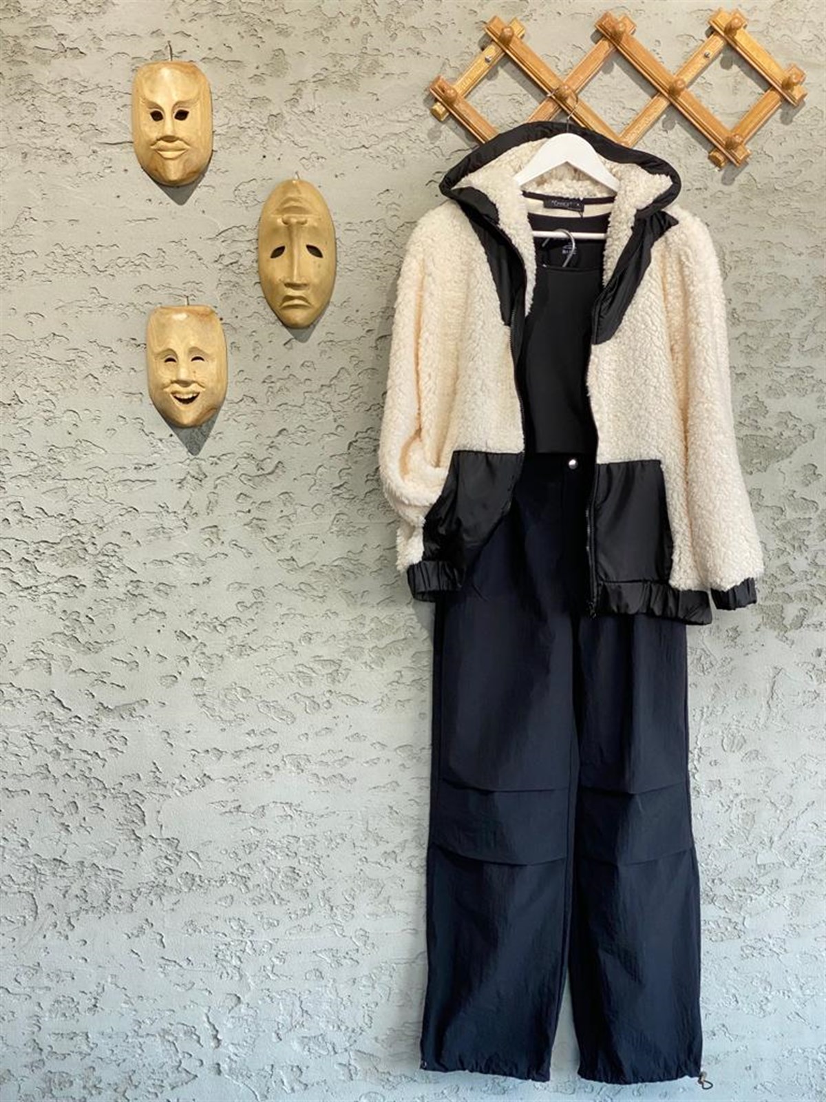 Paraşüt Jogger Pantolon (Siyah)