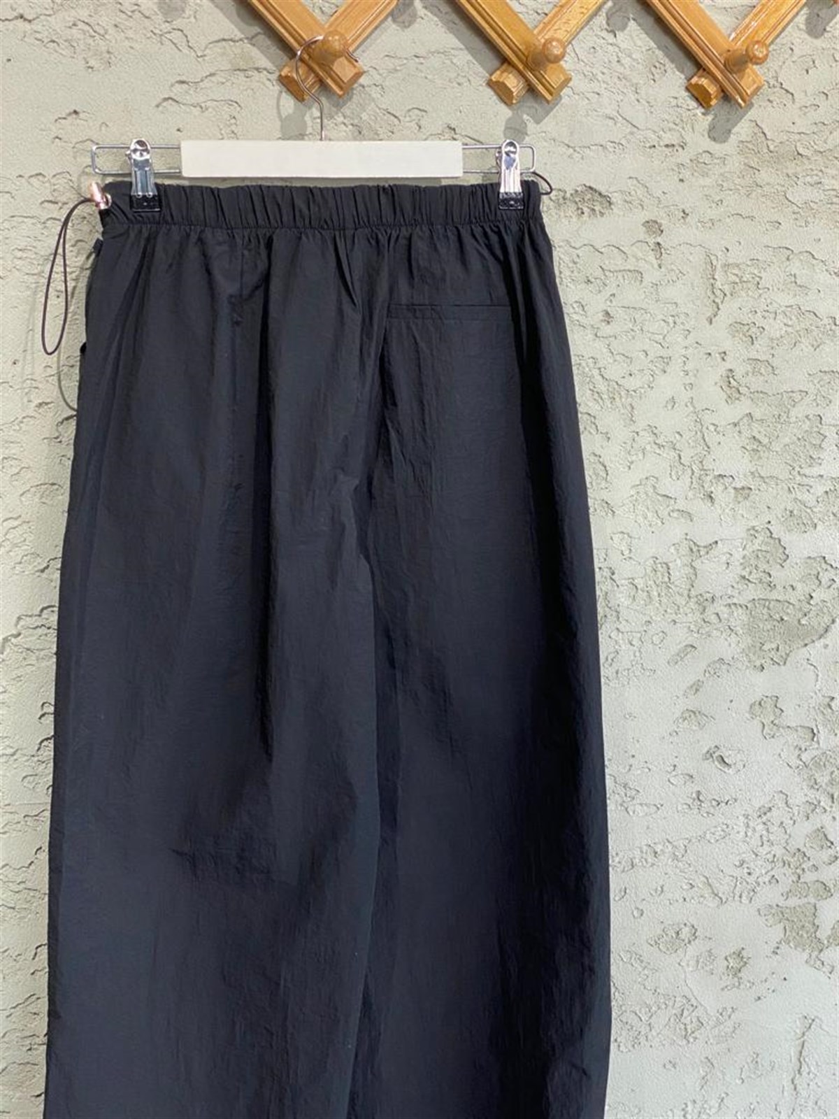 Paraşüt Jogger Pantolon (Siyah)