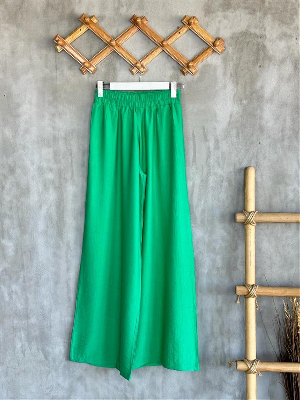 Paraşüt Kumaş Gömlekli Takım (Yeşil)