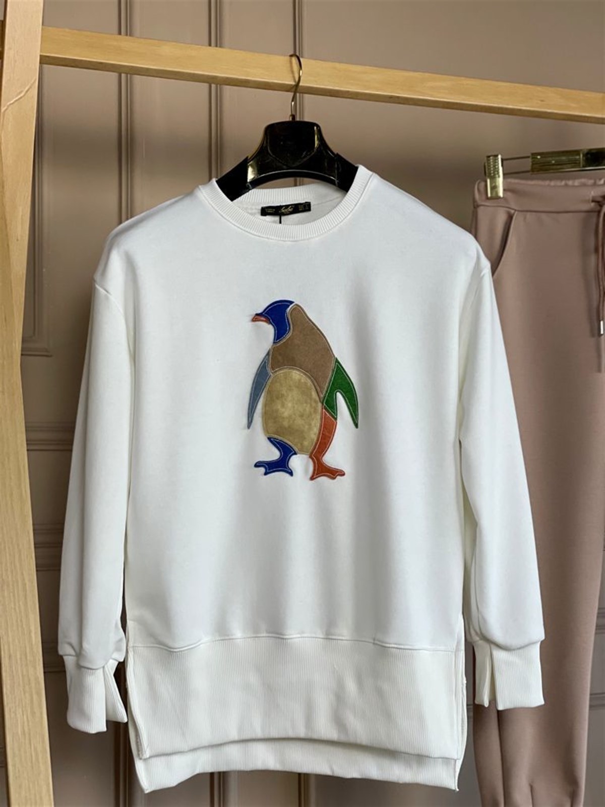 Penguen Desenli Tunik Sweat