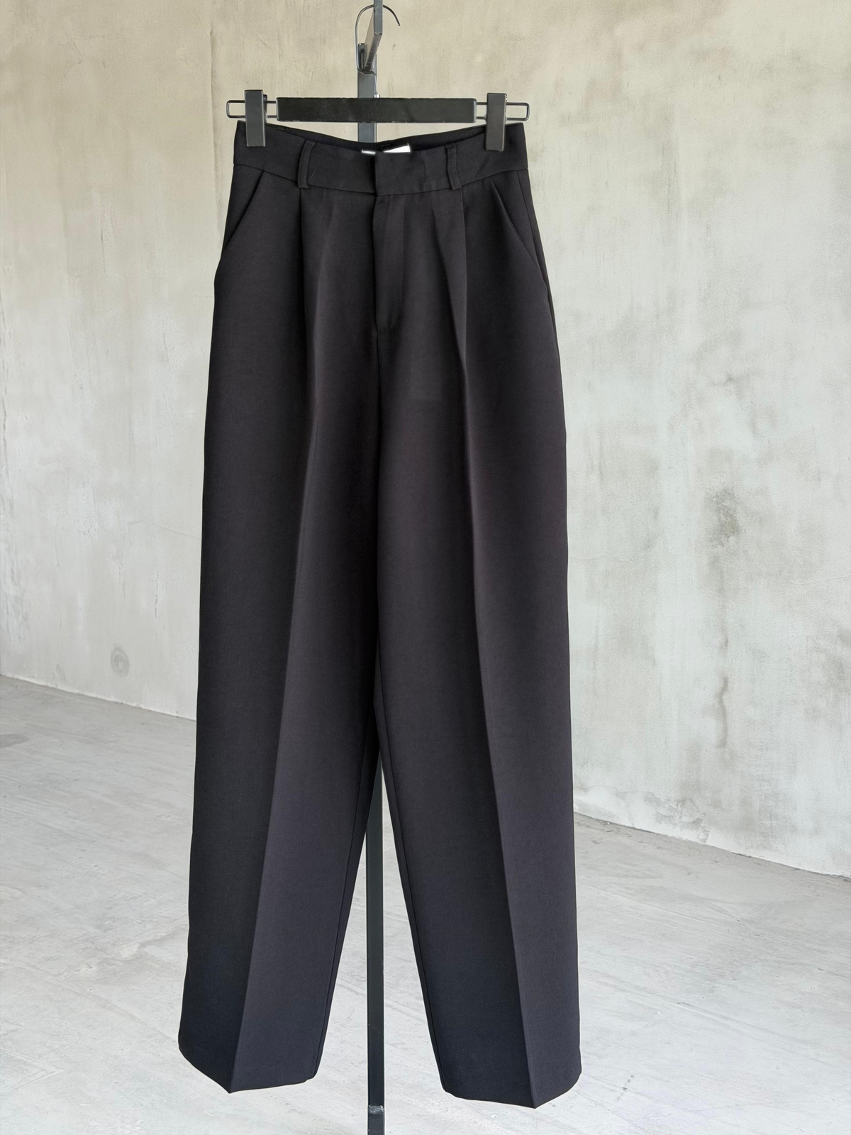 Premium Fit Kalıp Palazzo Pantolon (Siyah)