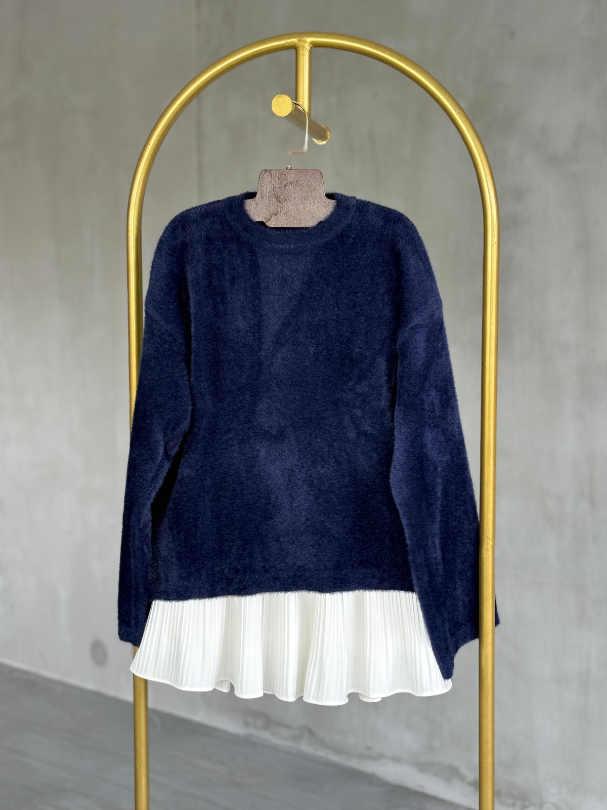 Premium Kalite Angora Kazak (Lacivert)