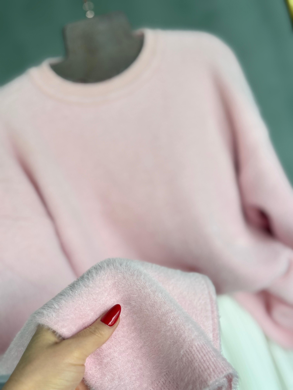 Premium Kalite Angora Kazak (Şeker Pembesi)