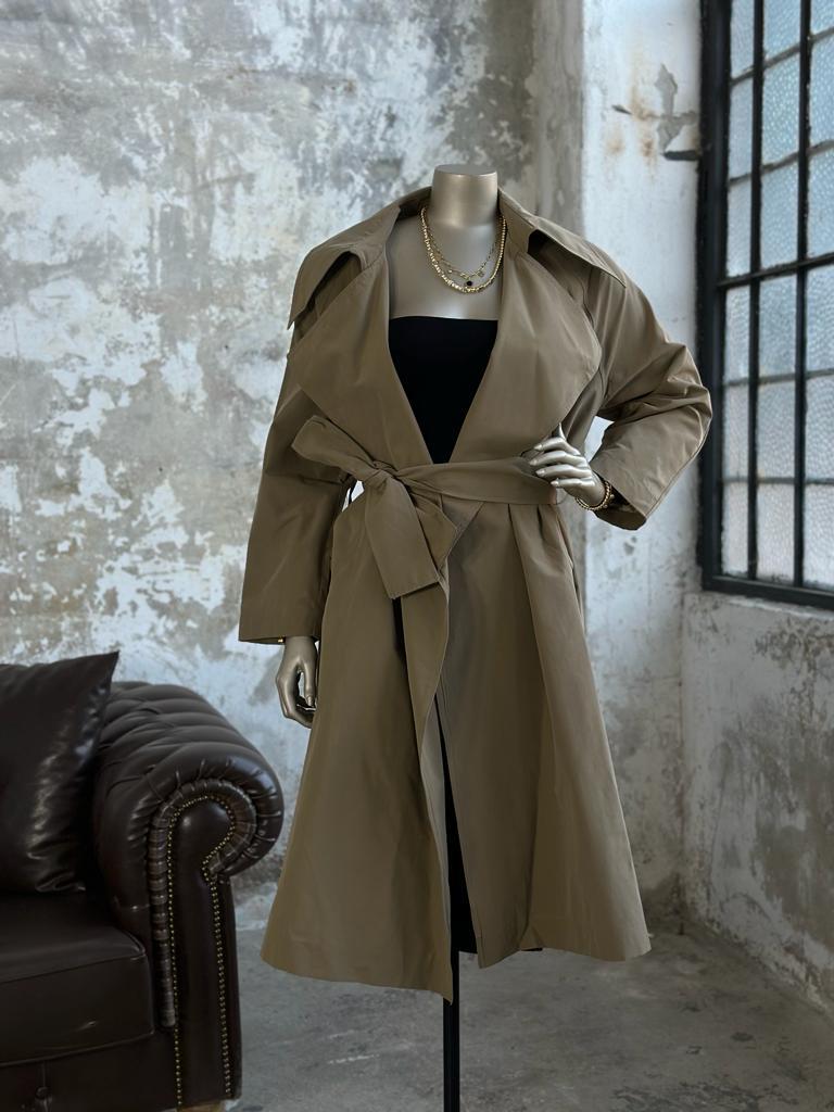 Premium Marka Model Trençkot (Haki)