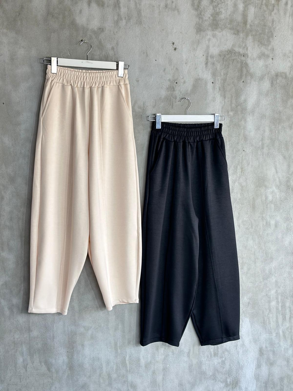 Premium Model Kumaş Çımalı Pantolon (Siyah)
