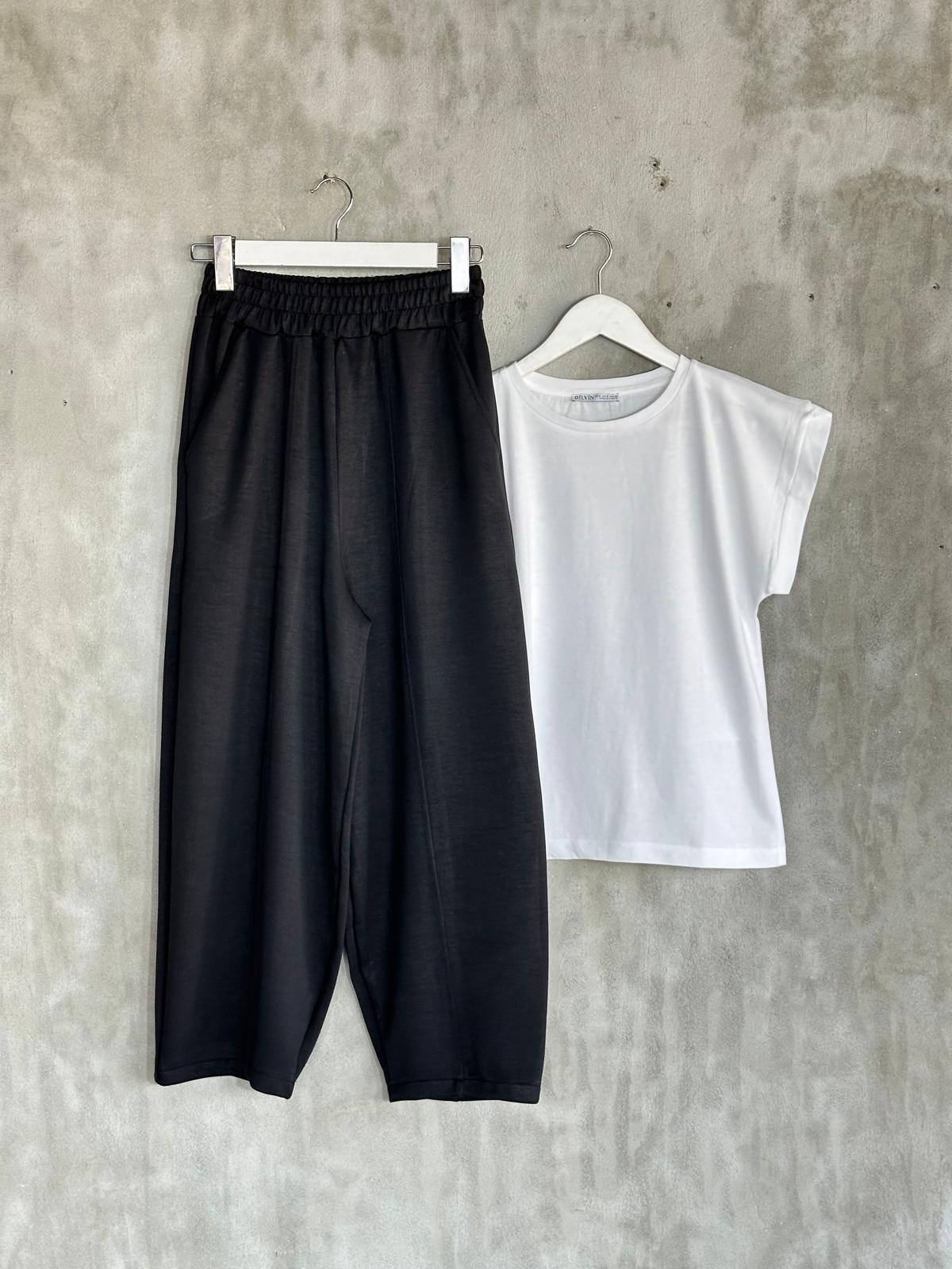 Premium Model Kumaş Çımalı Pantolon (Siyah)