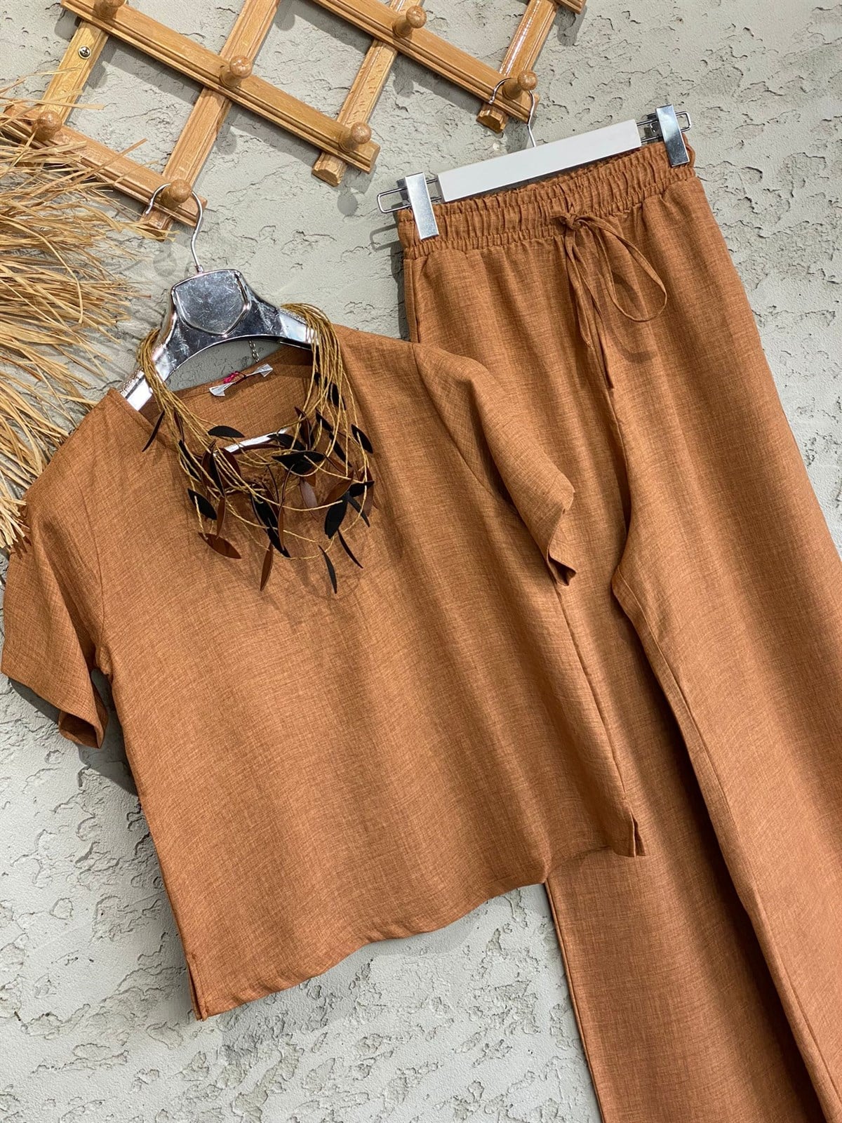 RAHAT BLUZ VE PANTOLON TAKIM (TARÇIN)