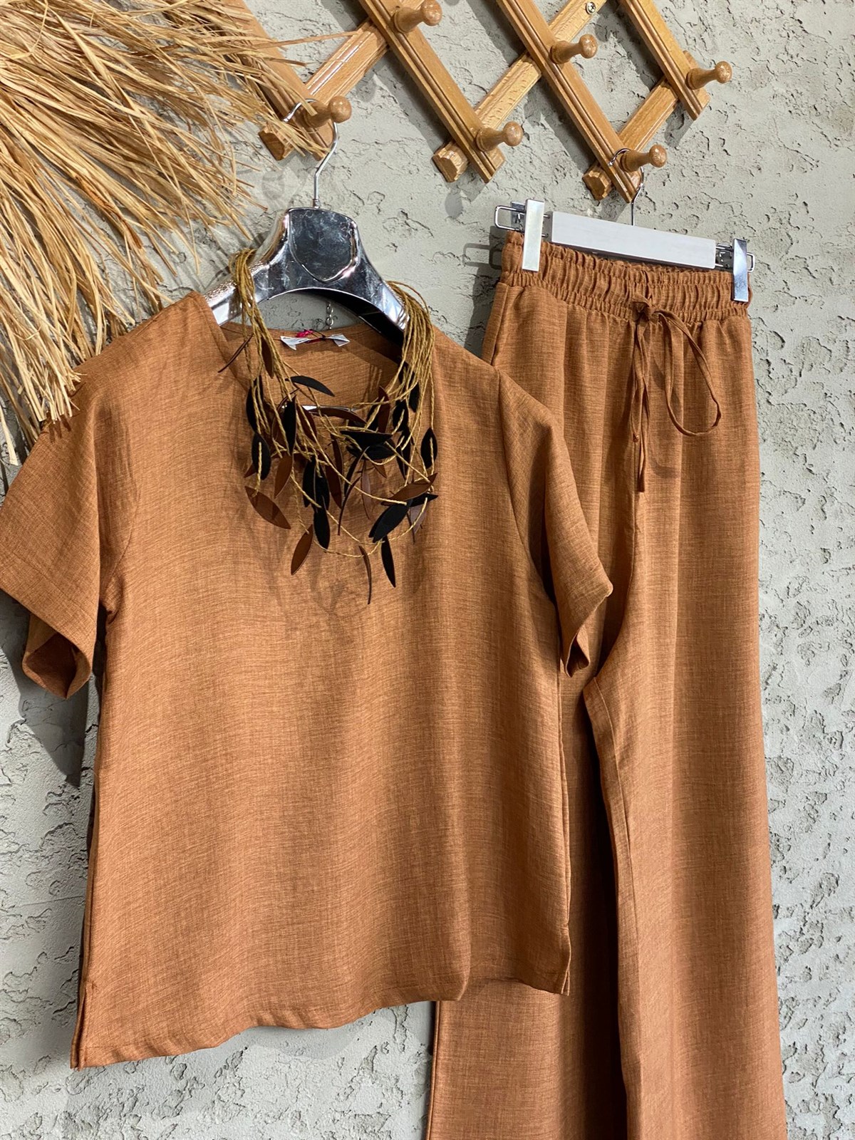 RAHAT BLUZ VE PANTOLON TAKIM (TARÇIN)