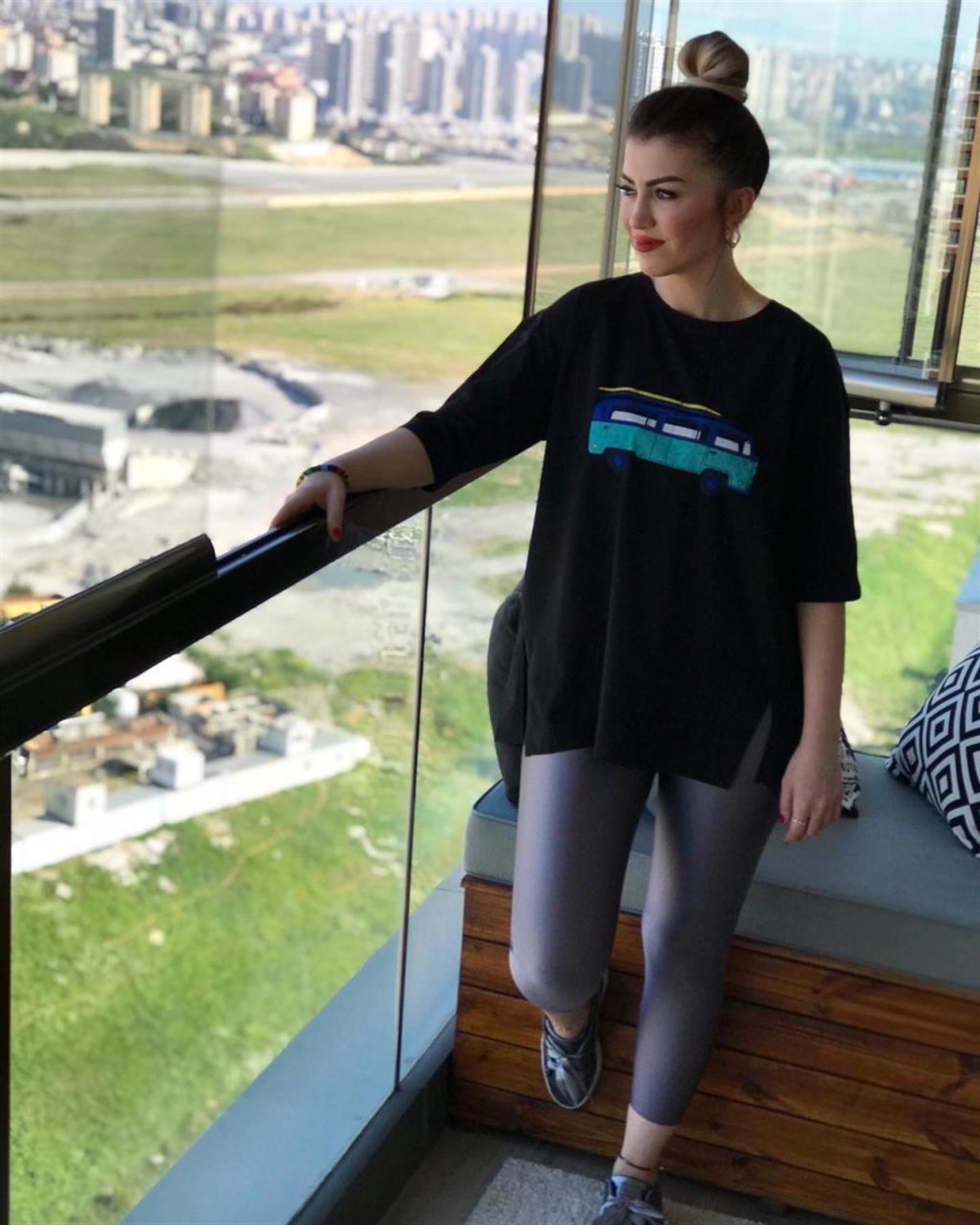 Salaş Model Penye Tunik Tshirt (SİYAH)