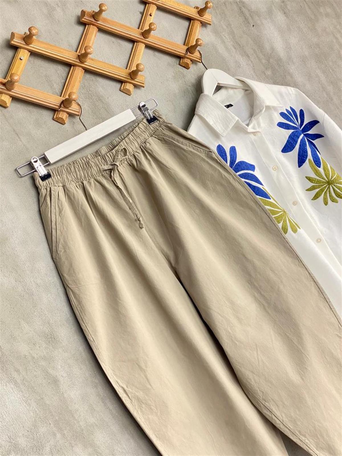 Şalvar Model Pantolon (Haki)