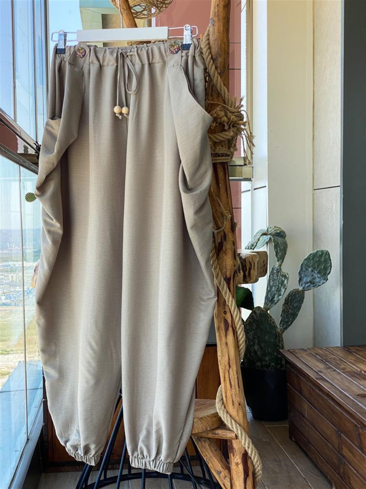Şalvar Model Pantolon (Haki)