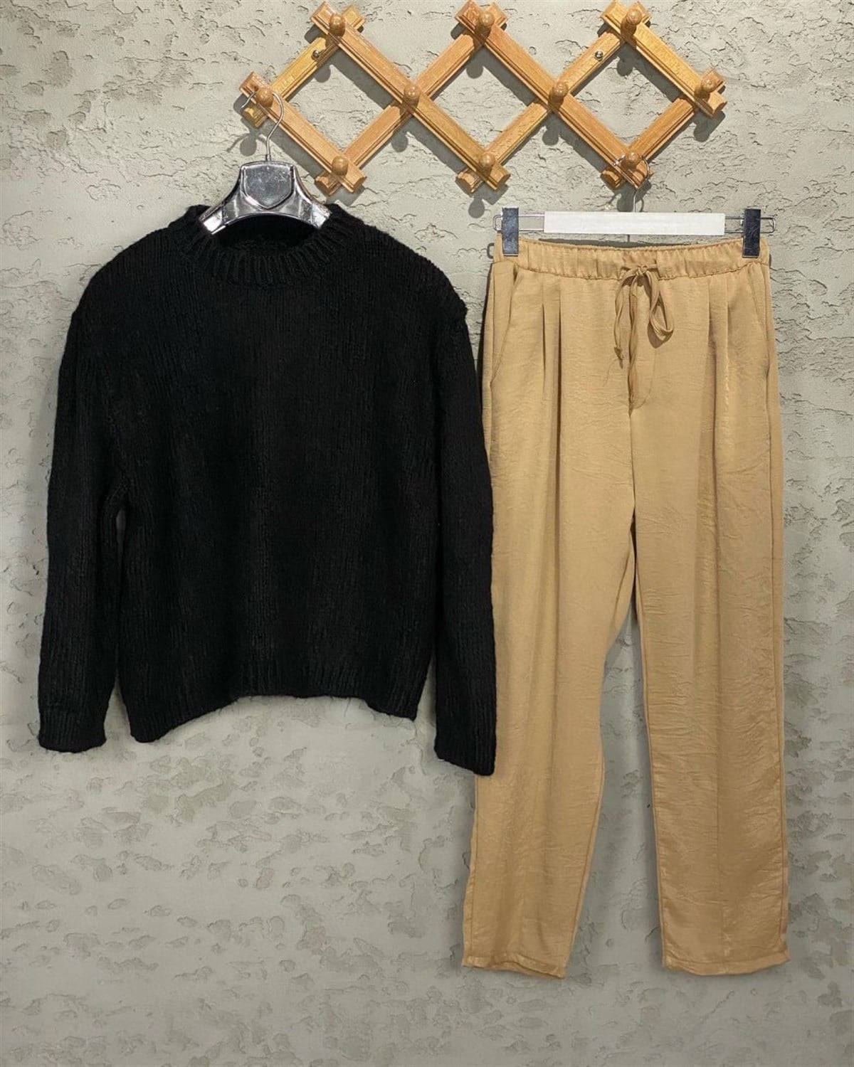 Saten Pantolon (Gold)