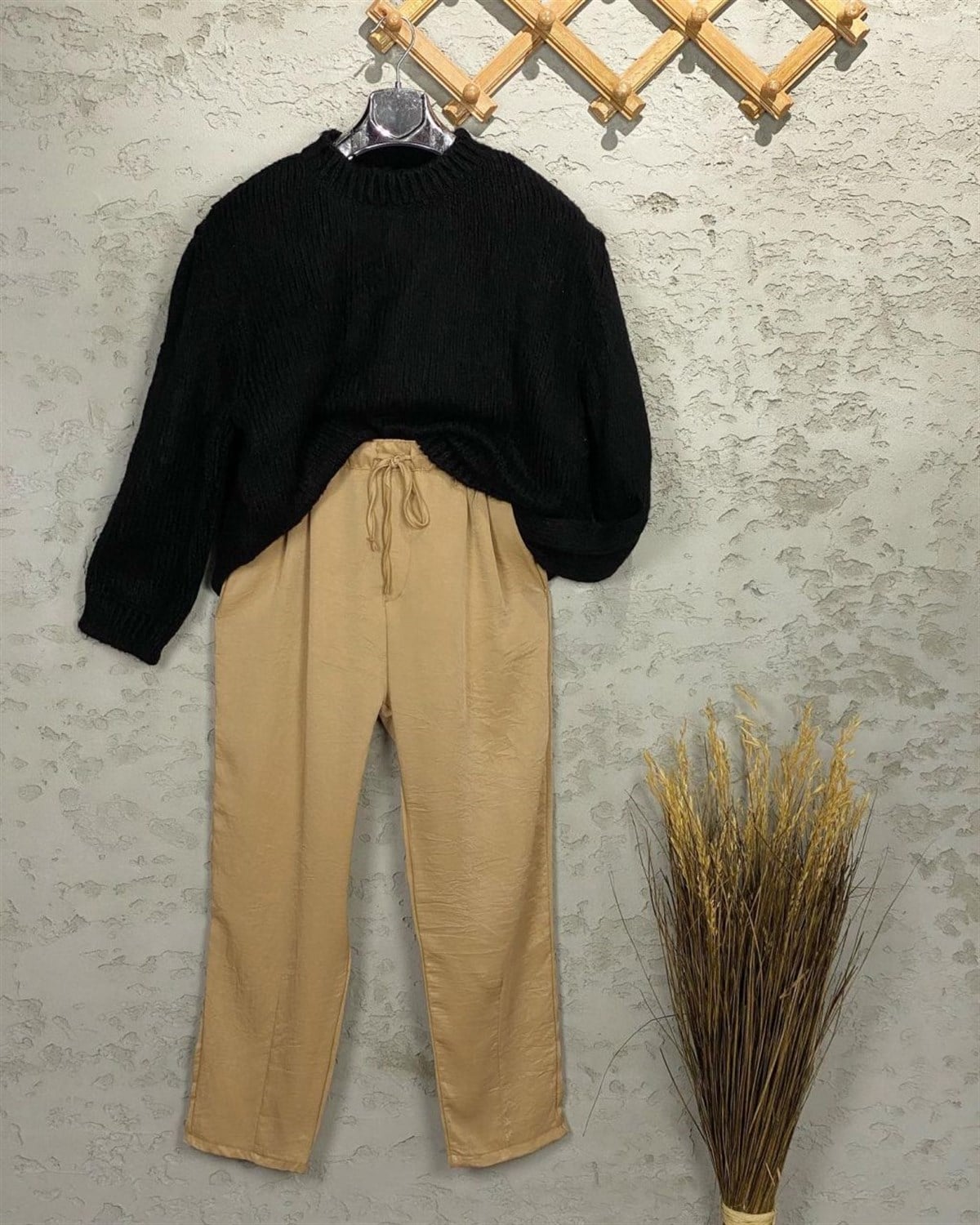 Saten Pantolon (Gold)