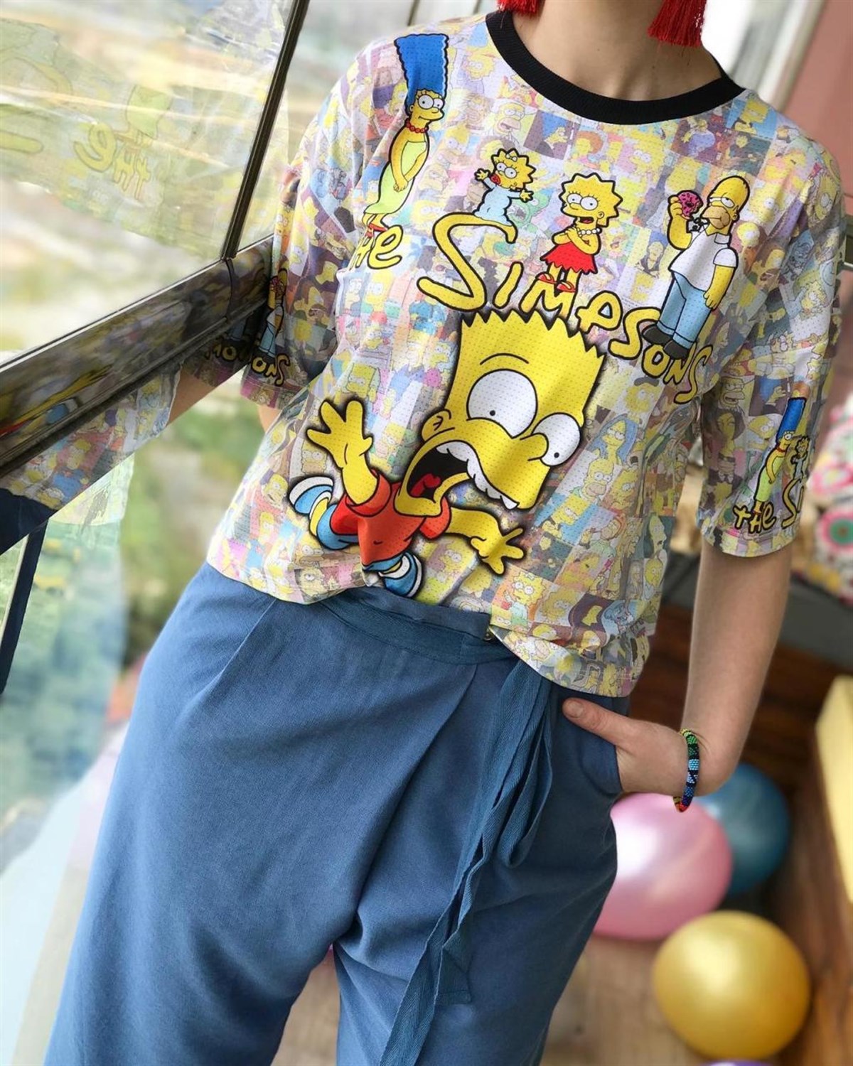 Simpson Model Kısa Bluz