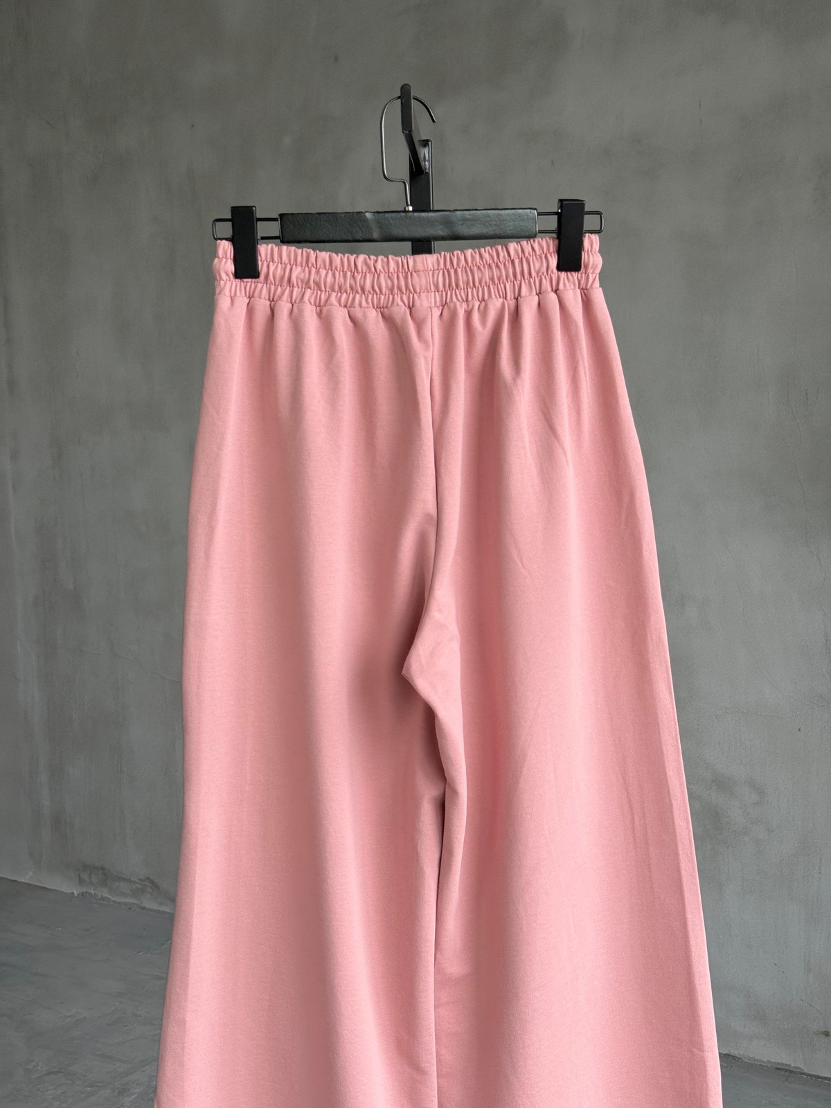 Tasarım Kedi Desenli Yırtık Detay Premium Pantolon (Pembe)