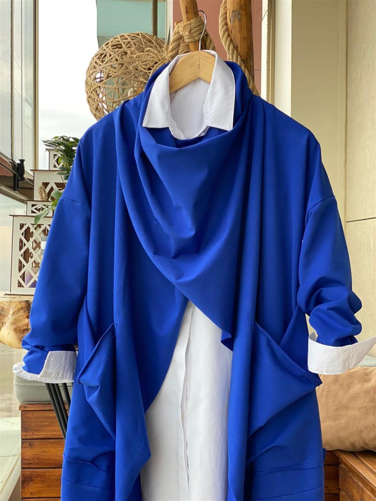 Tasarım Model Asimetrik Kesim Ceket (SAKS)