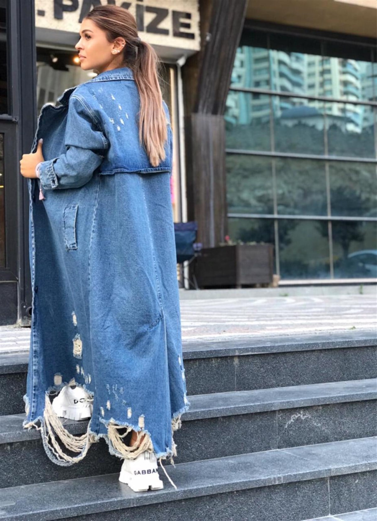Tasarım Model Kot Mont