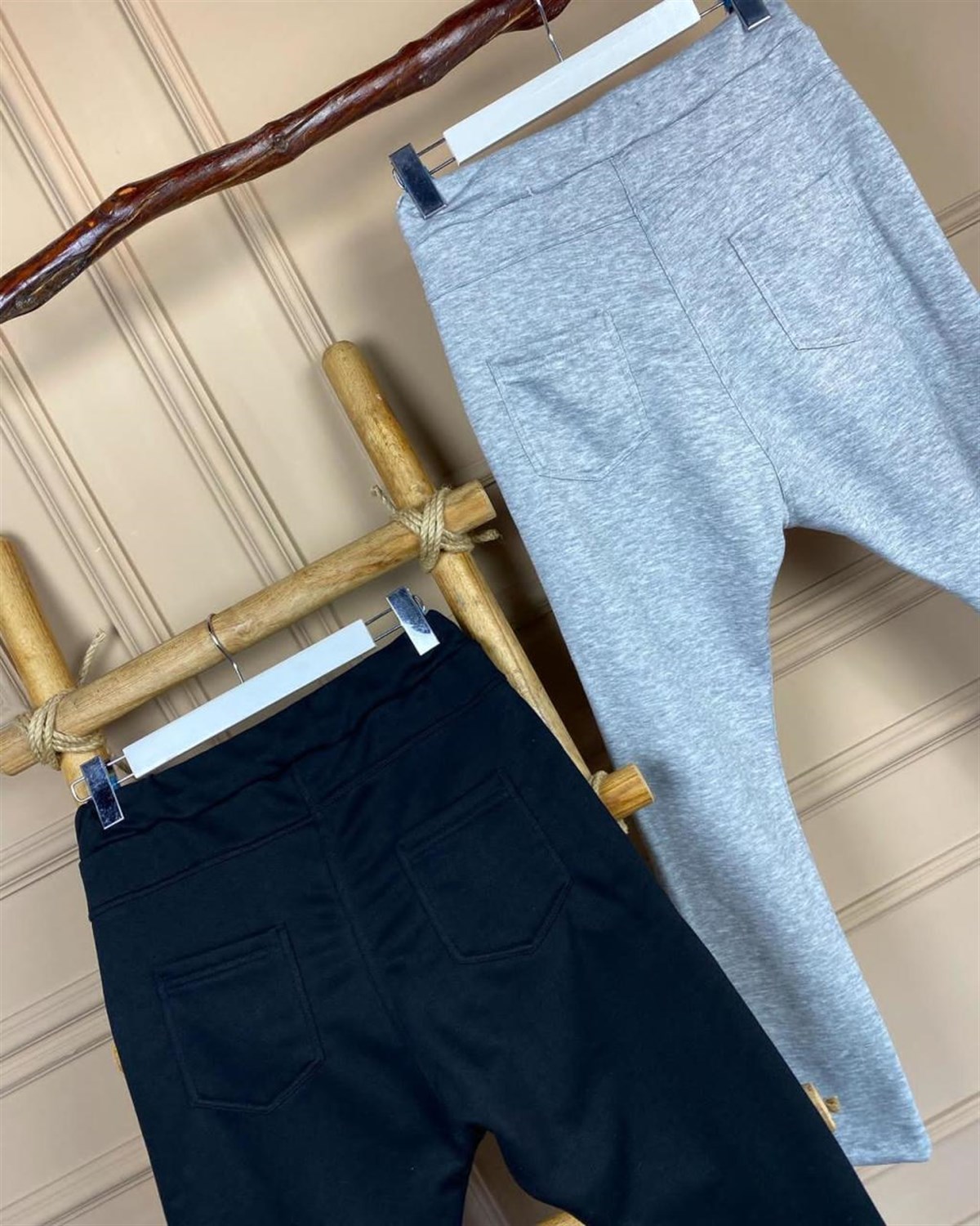 Tasarım Model Şalvar model Eşofman Pantolon (GRİ & SİYAH)