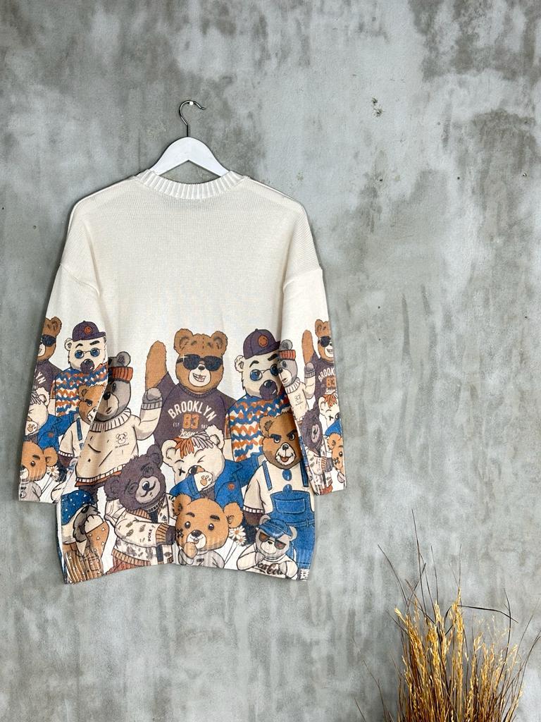 Tasarım Model Tunik Kazak (Bej)