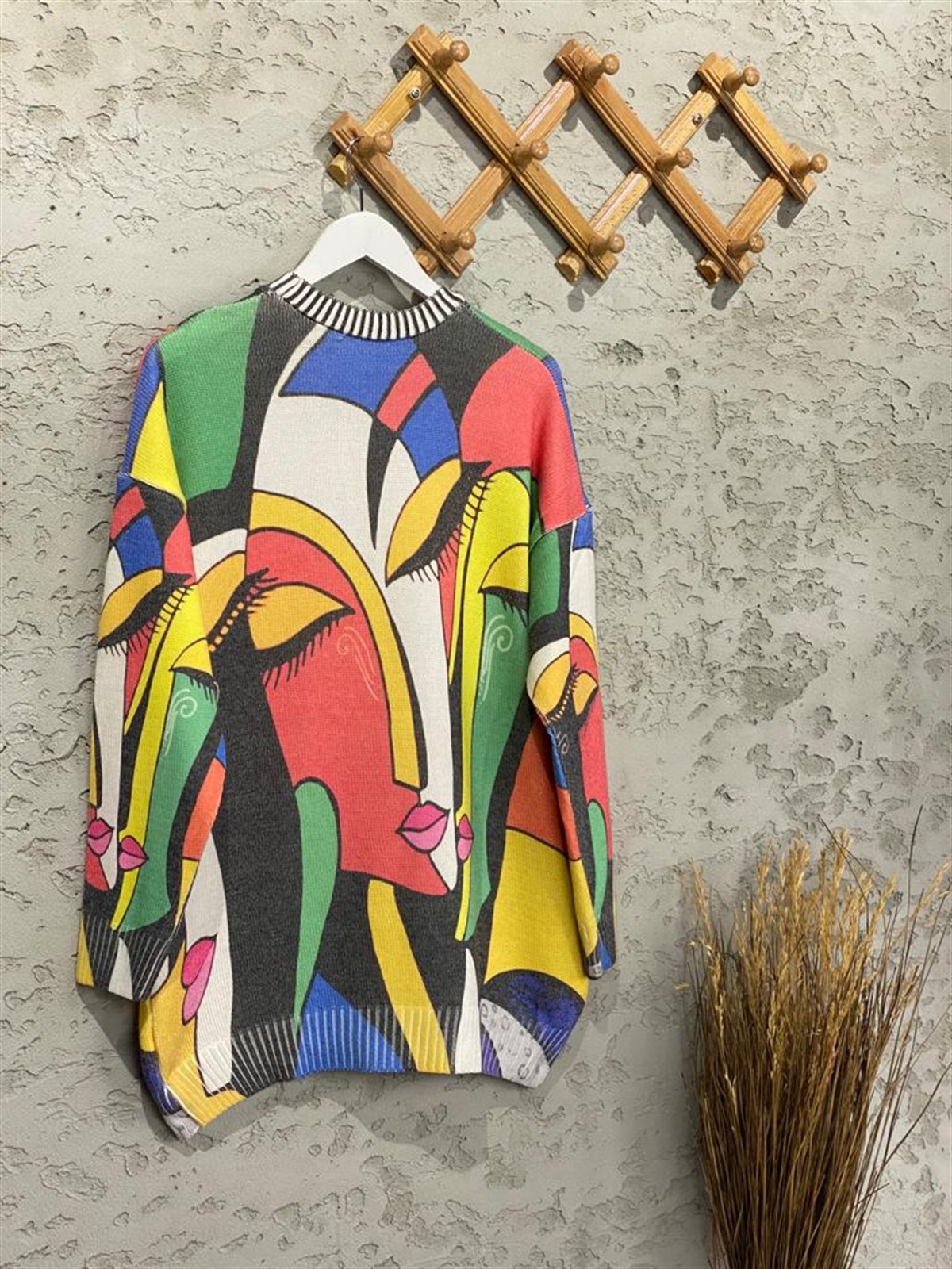 Tasarım Model Tunik Kazak (Karışık Renk)