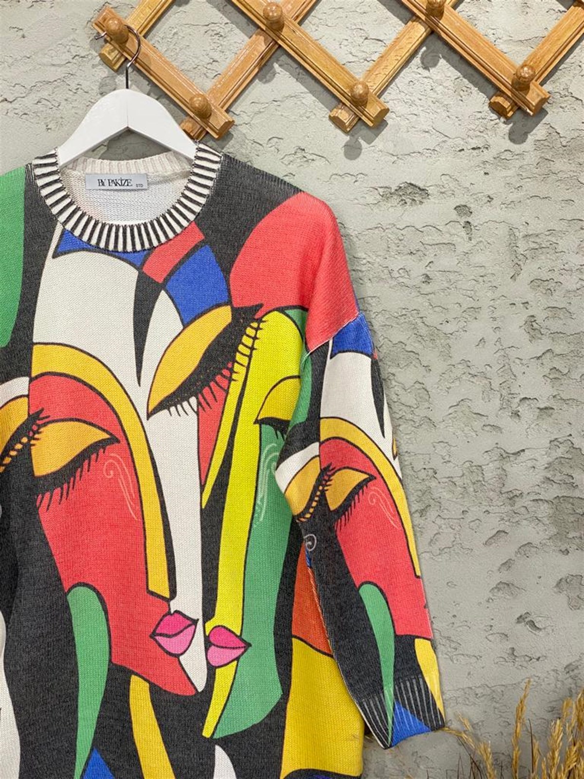 Tasarım Model Tunik Kazak (Karışık Renk)