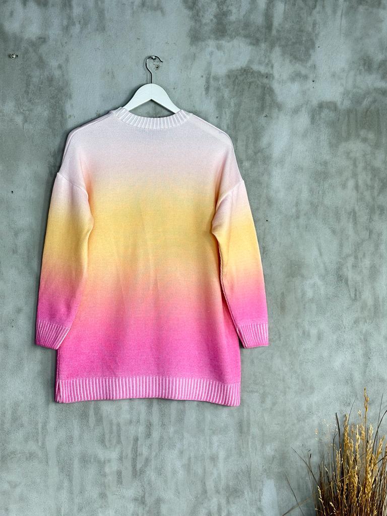 Tasarım Model Tunik Kazak (Pembe)