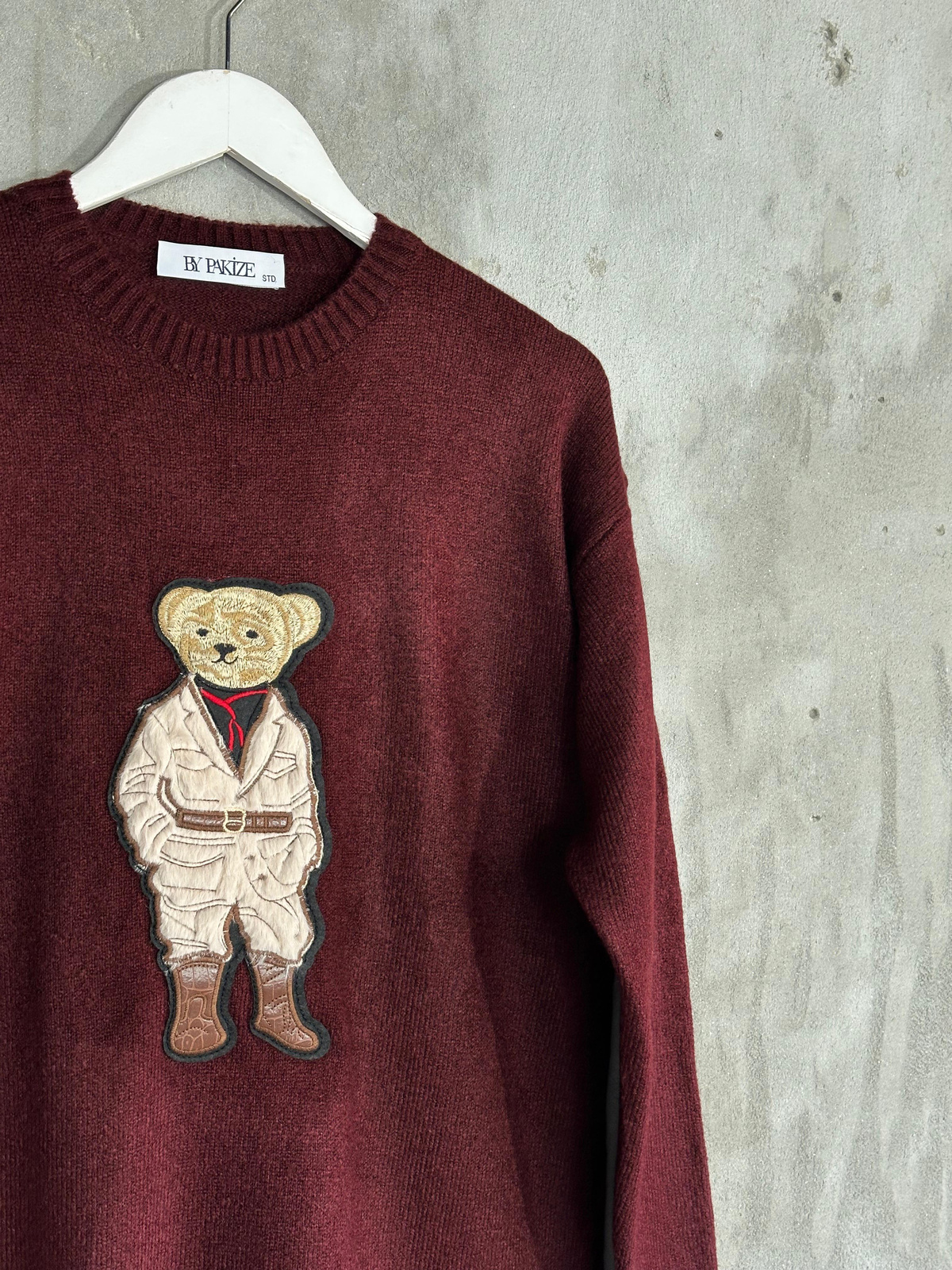 Teddy Yumoş Kazak (Bordo)