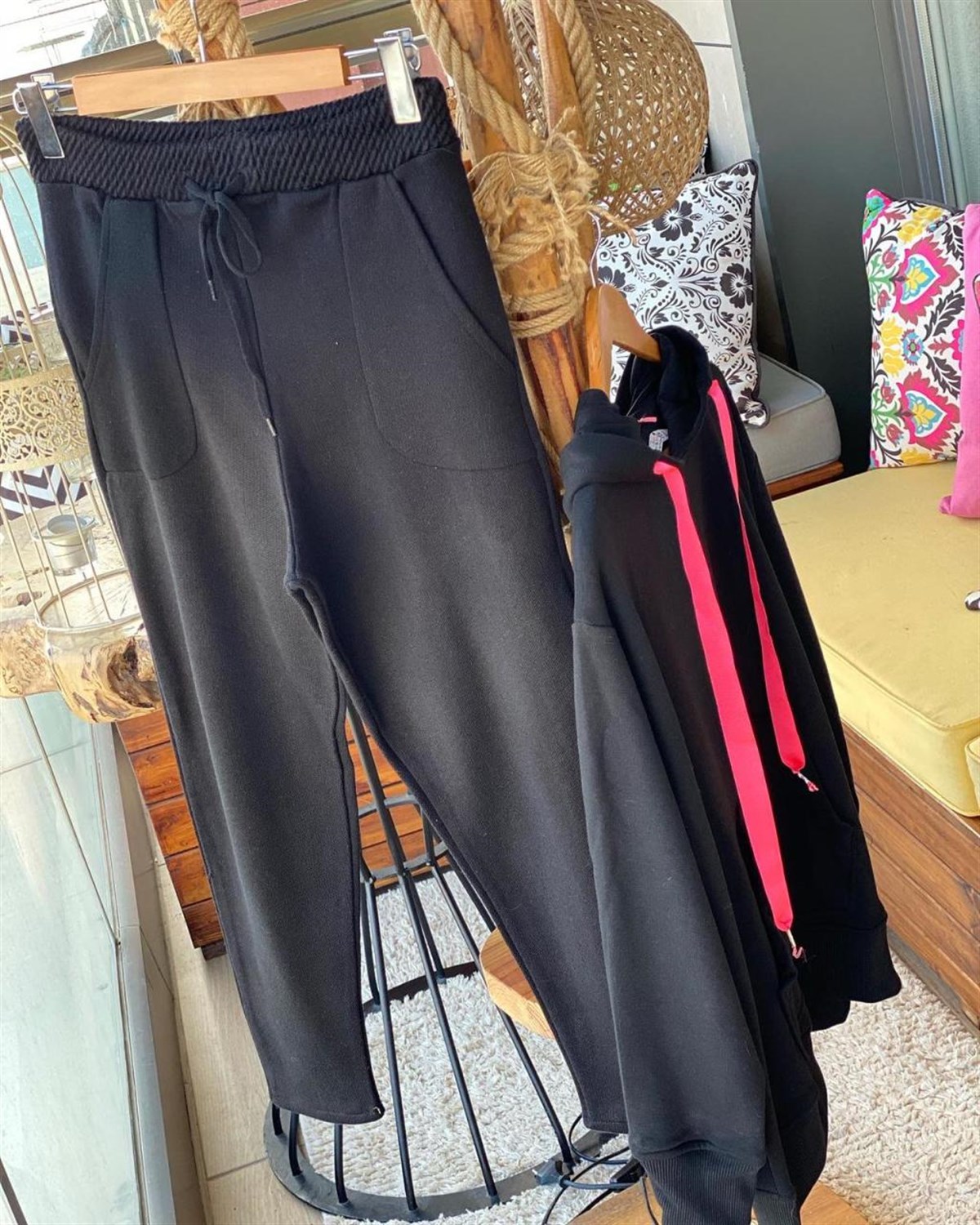 Tok Çelik Triko Pantolon (SİYAH)