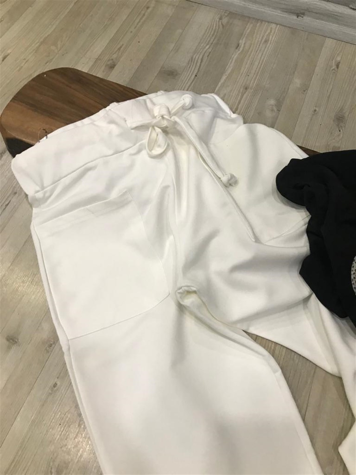 Tok Penye Eşofman Pantolon (BEYAZ)